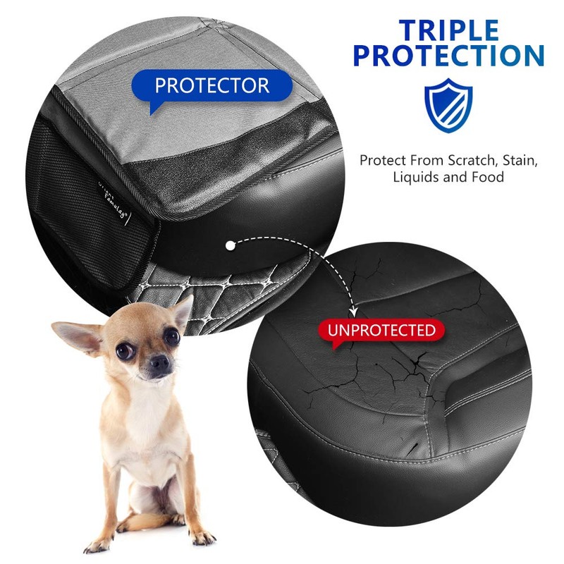 Car Seat Protector, 2 Pack Large Car Seat Protectors for