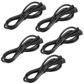 Sumaote 3.28ft 1m 4Pin Extension Cable Wire with Male and Female Connectors at Both Ends for RGB Multi-Color LED Deck Light, Pack of 5
