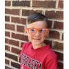 Orange Kids Clear Lens Glasses Protect Child's Eyes UVB UVA