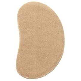 Moleskin Ball of Foot Pads, Kidney Shaped, 100 Metatarsal Pads per Order (4" Wide)