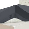 Hafaa Super King Fitted Sheet – Charcoal/Dark Grey Soft Brushed