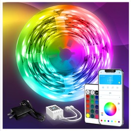 DAYBETTER Led Strip Lights 110 ft Ultra Long Smart Light Strips with App Voice Control Remote RGB Music Sync Color Changing Lights for Bedroom Kitchen Party Home Decoration