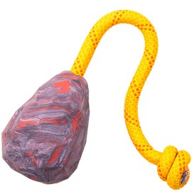 Ruffwear, Huck-a-Cone Dog Toy - Durable Tug, Throw and Fetch Toy with Knotted Rope Handle, Interactive Play for Dogs, Purple Orchid