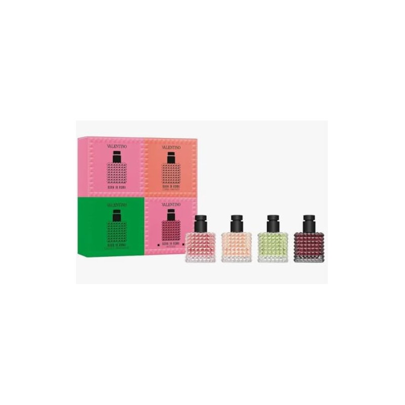Valentino Mini Donna Born in Roma Fragrance Discovery Set (4