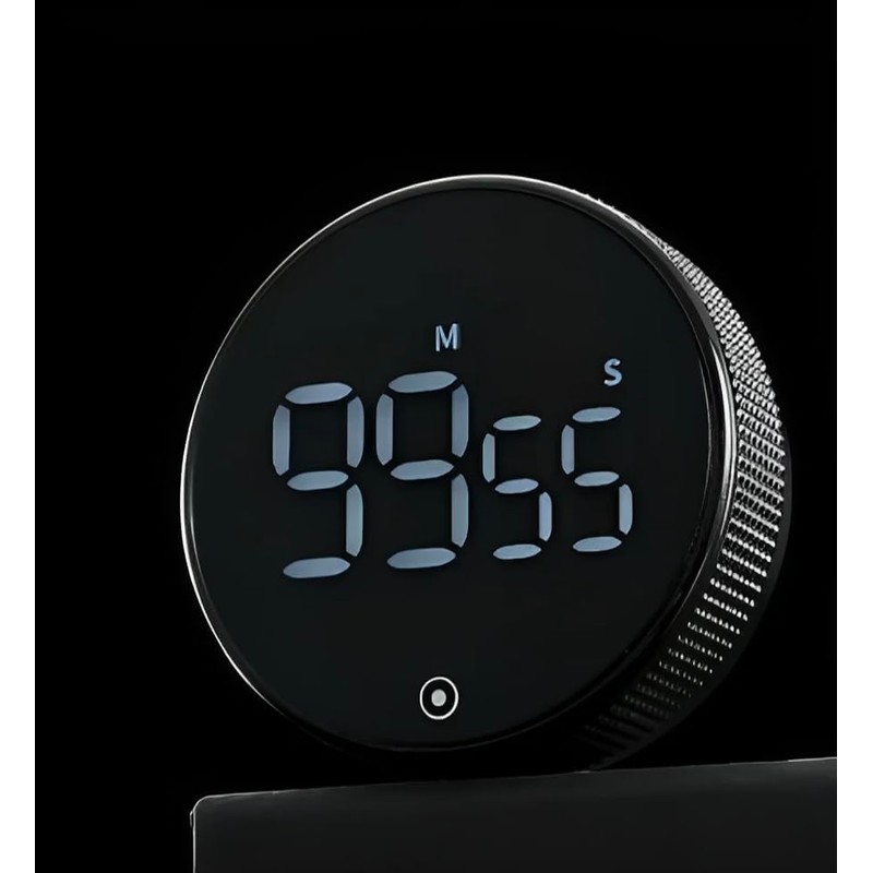 Stylish Digital Kitchen Timer with Large Clear Display - Magnetic