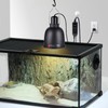 DXOPHIEX 5.5 inch Reptile Heat Lamp with Thermostat, UVB Reptile