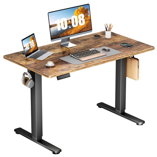 Sweetcrispy Electric Standing Desk Adjustable Height, 40x24 Inch Sit Stand