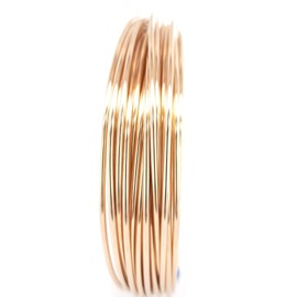 22 Gauge, 14/20 Yellow Gold Filled, Round, Half Hard - 5FT from Craft Wire