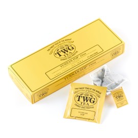 TWG Tea | Yunnan FOP | Black Tea | Earthy Suave Aftertaste | 15 Hand Sewn Cotton Tea Bags | Gift Set