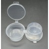 GSL 50 x Hinged Lid Plastic Round Food Grade Storage