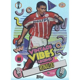 Match Attax 2024 2025 Ronaldo Vintage Vibes Legend Trading Card