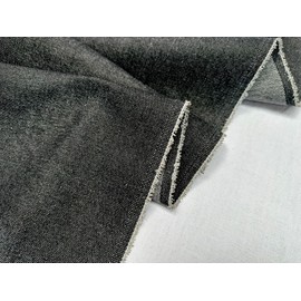 Denim Jeans Fabric Cotton Material Dressmaking Light Upholstery Dressmaking Home Decor - 180cm Wide (Black, 1 Metre)