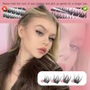 Natural Lash Clusters Wispy Cluster Eyelash Extensions 9-12MM Volume Individual