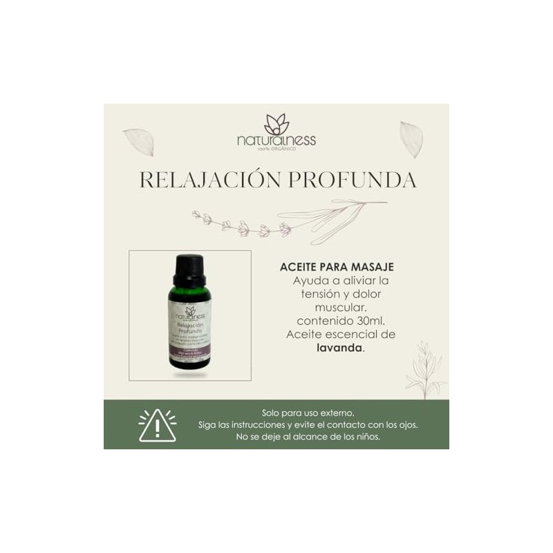 Naturalness - Aceite Relajante para Masaje Relajación Profunda 30 ml