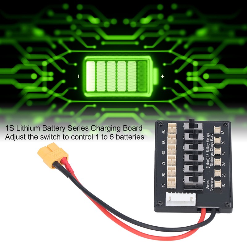 1S Lithium Battery Series Charging Board Module with Balance Cable