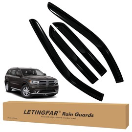 Tape-on Rain Guards for 2011-2023 Dodge Durango, for 2011-2023 Dodge Durango Accessories，Side Vent Visors Shades Window Deflectors for Dodge Durango