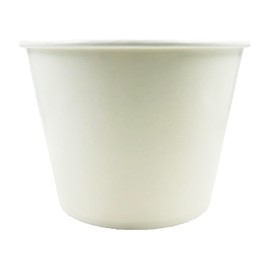 Bits N Things White Paper Ice Bucket | Disposable | 5 lb. Capacity | 20 Count