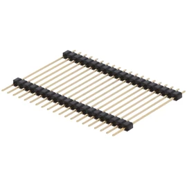 BerryBase 1 x 20 Pin Header for Raspberry Pi, Two Tier and Straight, gpio Stacking Header, Pin Header for Arduino Projects, 1 Row Pin Header for Connection Interface, 38 mm
