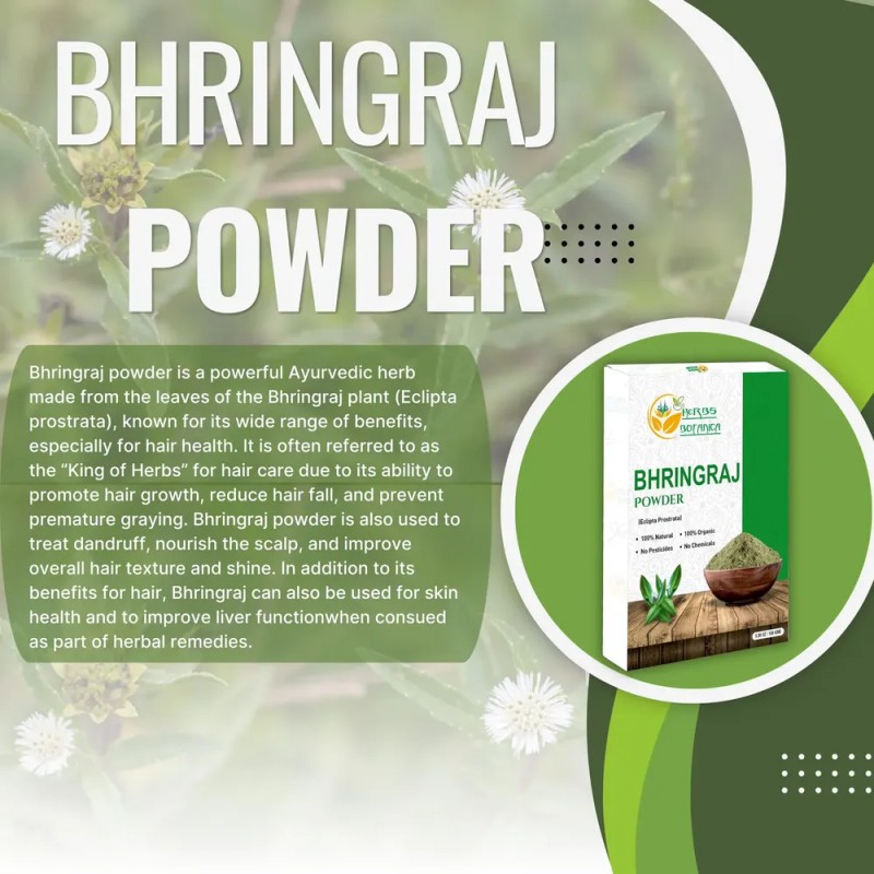 Polvo Nutritivo Para El Cabello Herbs Botanica Bhringraj Org