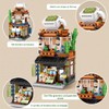 Modular House Building Set, Matcha Shop Model Set, 379 Pcs