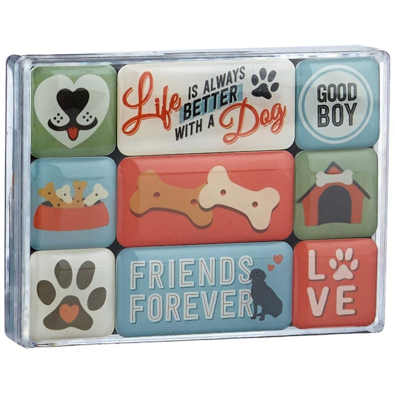 Nostalgic-Art Magnet Sets with Cats & Dogs