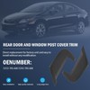 2PCS Rear Pillar Molding Exterior Trim fits Civic 2012 2013