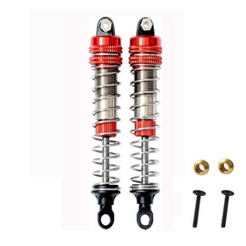 JIAFANRC FY-JSZ01 FY-JSZ02 Blue&red Metal Shock Oil Filled Shocks Upgraded For XLF X03 X04 X03A Max X04A Max X07 X08 1/10 RC Car parts,FY-JSZ02 red