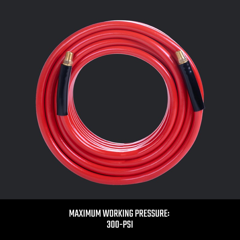 CRAFTSMAN 3/8-in x 50-ft PVC Air Hose, 300 PSI, Lightweight,