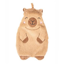Sass & Belle Coco Capybara Hot Water Bottle - with Soft Animal Cover Designed for Comfort and Warmth Ideal for Adults Children Relaxing Evenings Thoughtful House Gifts