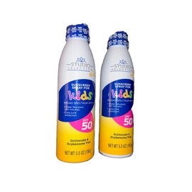 STUDIO SELECTION 2 Kids SPF 50 Studio Selection 5.5 Oz Spray Sunscreen 80 Min Water Resistance