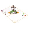 Yuto Easter Pop Up Card, CROSS 3D Greeting Cards Bunny