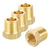 Rebower 4 Pack Female to Male Adapter Converts 1/4" MNPT