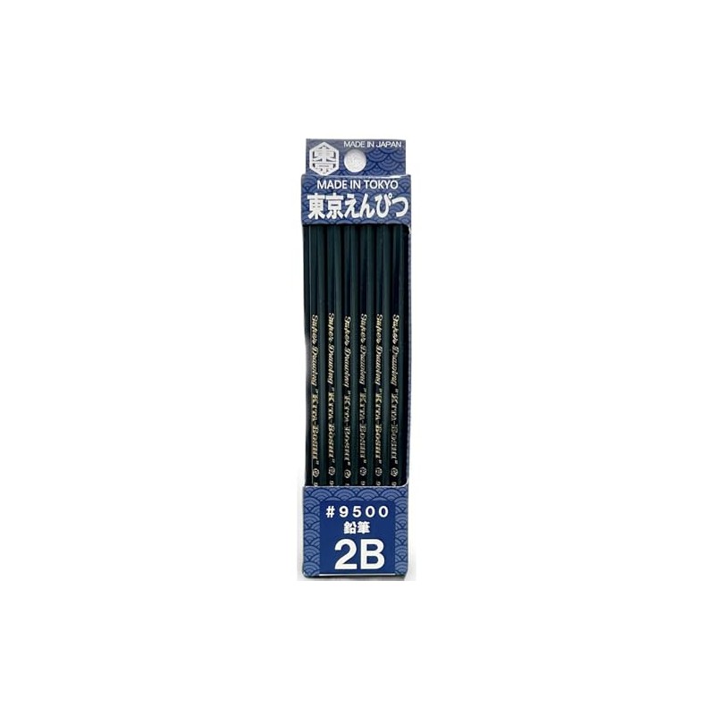 Hokusei Pencil Tokyo Pencil #9500 2B 12 Count 47006
