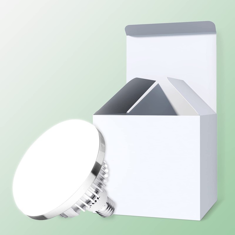 2Pack 135W Photography Light Bulb Dimmable Tricolor LED Bulbs 2700-6400K