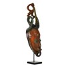 Deco 79 Small Hand-Carved Baobab Wood Guro Tribe Mask