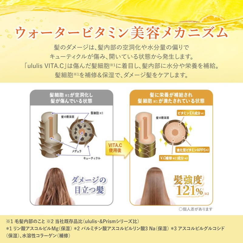 ululis Ullis VITA.C Water Conch EX Repair Hair Treatment, 11.8