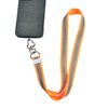Bright Orange Widen Smart Phone Neck Lanyard Strap Cord String