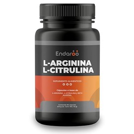 L-Citrulina & L-Arginina | Suplemento Alimenticio | 90 Cápsulas para Energía y Desempeño Físico