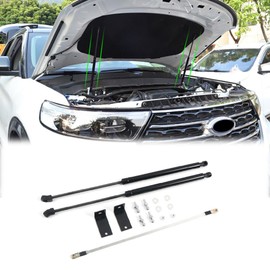 2020-2024 for Ford Explorer Hood Struts Hood Dampers Hood Lift Support Hydraulic Jack Lift Spring Support Shock Strut Raise Lift Dampers Kit Car Accessories 2pcs (Left and Right Side)