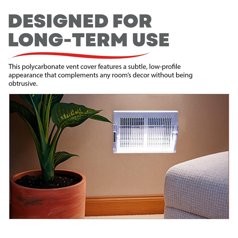 Deflecto Adjustable Air Deflector for Sidewall and Ceiling Registers, Expands