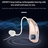 Digital Hearing Aids Rechargeable Stereo Noise Reduction Hearing Amplifier with