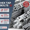 Kozelo 20 Pcs Hex Head Screws Bolts - [M5-0.8x25] 304