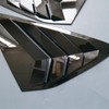 ZiWen 2X Sport Style Quarter Window Scoops Louvers for Honda