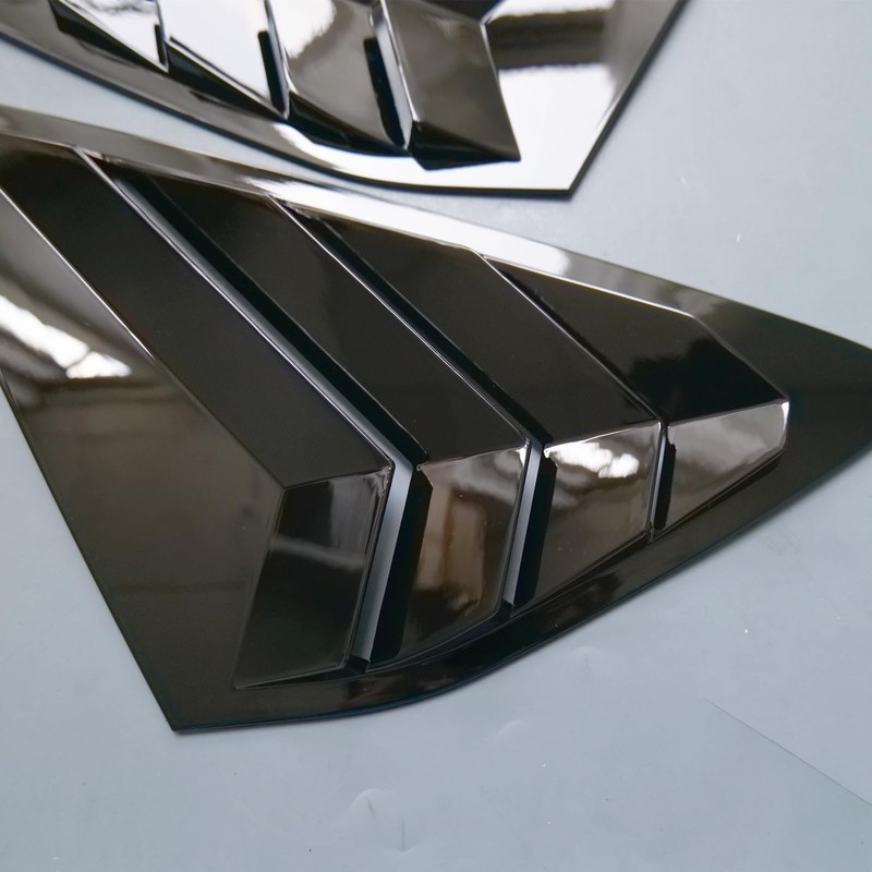 ZiWen 2X Sport Style Quarter Window Scoops Louvers for Honda