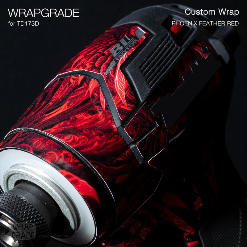WRAPGRADE Custom Wrap Sticker Decal Compatible with Makita DTD173 18V