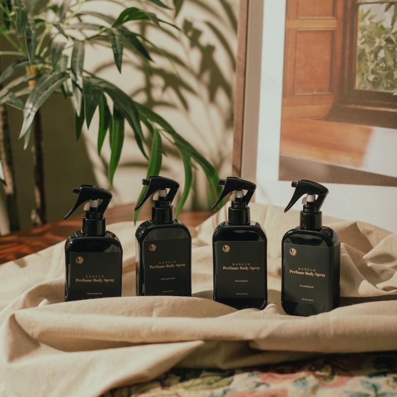 바넬드 퍼퓸 바디스프레이 4종 모음, 로즈가든+허니피오니
