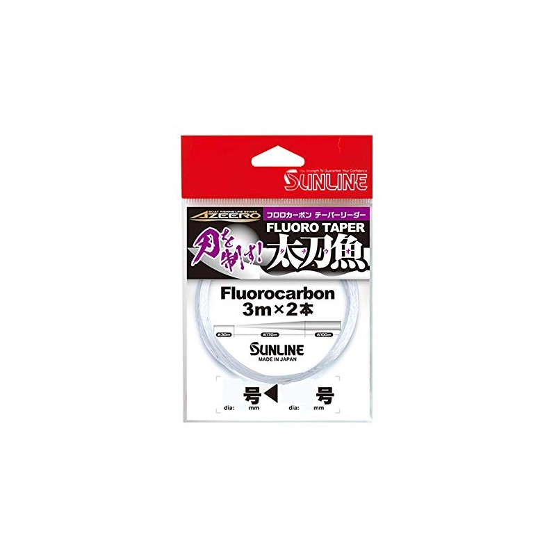 Sunline Ajiro Fluoro Taper Swordfish 18>7 1.8 ft (3 m)