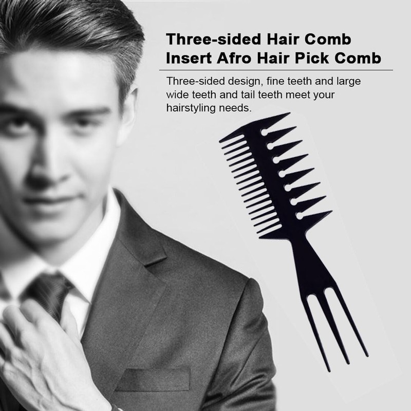 PSOWQ 3-in-1 Plastic Combs Detangling Wide Tooth Comb Antistatic Hair