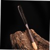 Healvian Mens Hair Brush Wooden Handle Portable Detangling Brush for