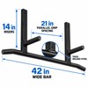 Heavy Duty Joist Mount Pull Up Bar, 42 Inch Wide